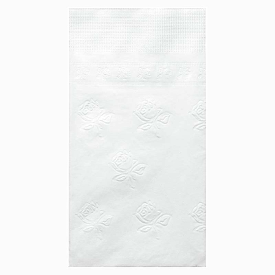 23×23cm White Paper Napkin Tissue Sustainable For Everyday Dinner