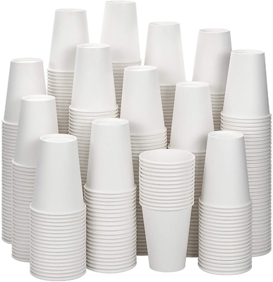 Eco Verified Biodegradable Takeaway Cups , Disposable Tea Cups 340gsm