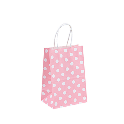 Restaurant Custom Takeaway Bags , Sustainable Paper Grocery Bags With Handles