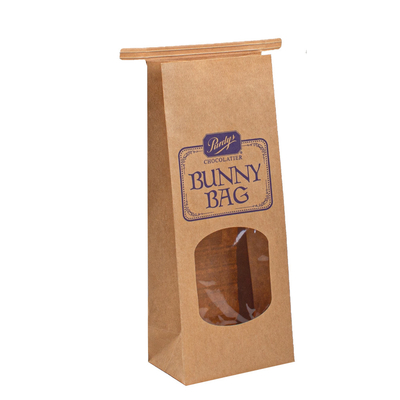 Recyclable Kraft Paper Packing Bags Non-Smell Grease And Water Resistant